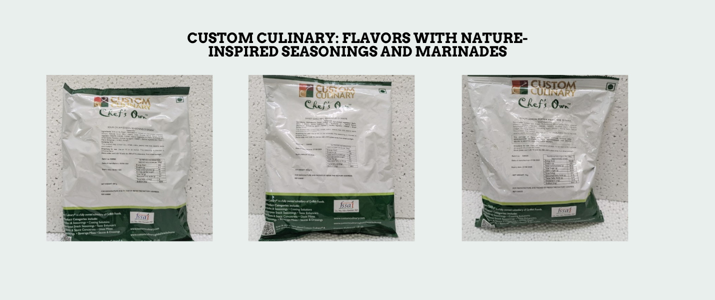 Custom Culinary: Flavors with Nature-Inspired Seasonings and Marinades