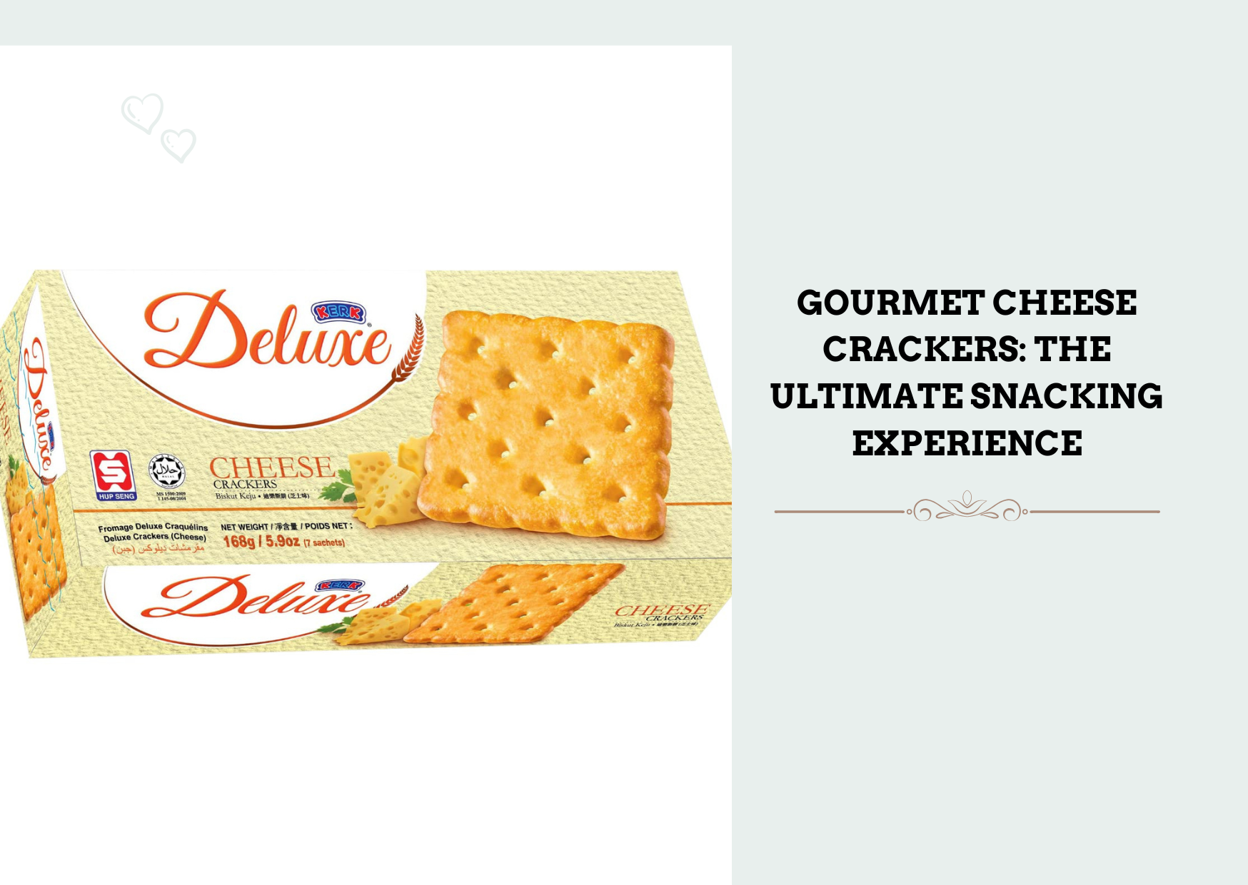 Gourmet Cheese Crackers: The Ultimate Snacking Experience