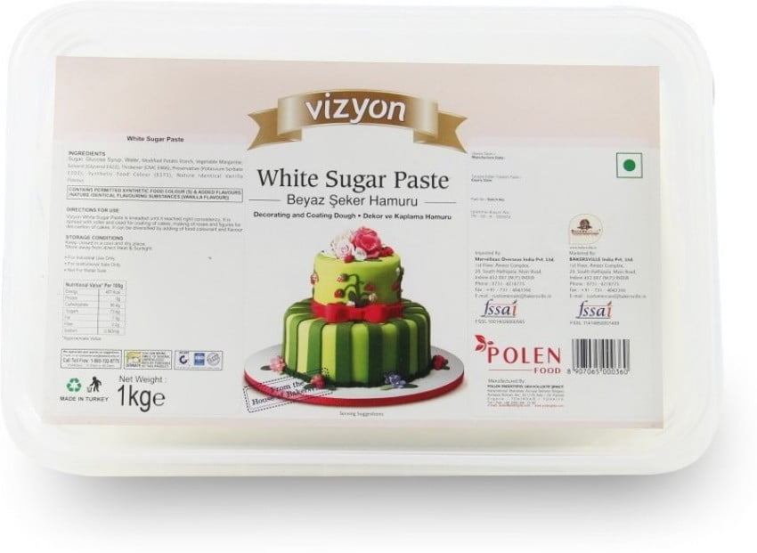 Sugar Paste White / Vizyon / 1kg