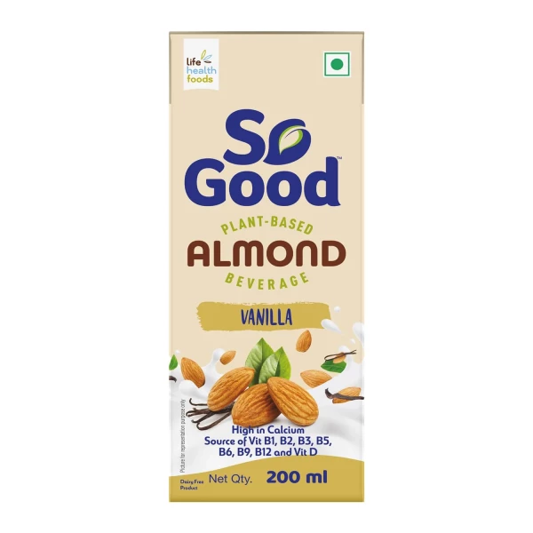 Almond Milk Vanilla / So Good / 200ML -30Nos